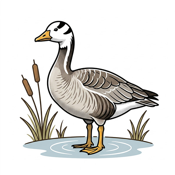 Bar-headed Goose logo